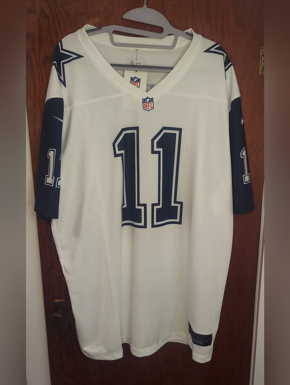 NFL White and Navy Dallas Cowboys #11 Jersey